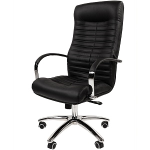 Офисное кресло CHAIRMAN 480, экокожа,  черный